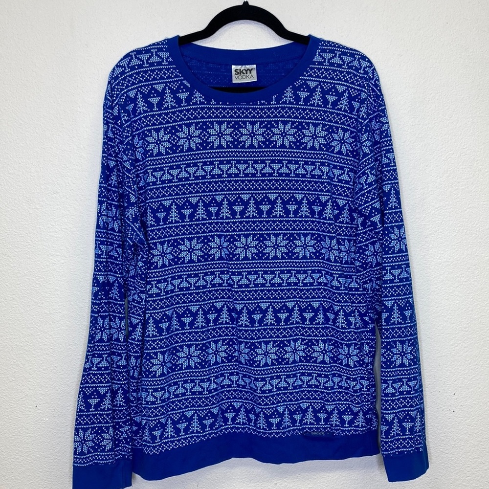 Skyy Vodka Holiday Sweatshirt Men's XL